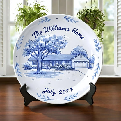 Personalized House Plate Decorative D1226MFT0