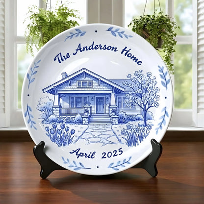 Personalized House Plate Decorative D1226MFT0