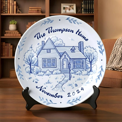 Personalized House Plate Decorative D1226MFT0