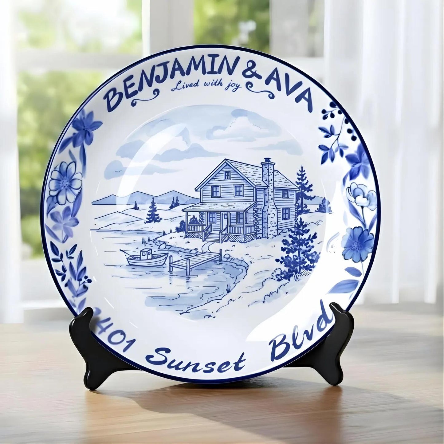 Personalized House Plate Decorative D123DQK0