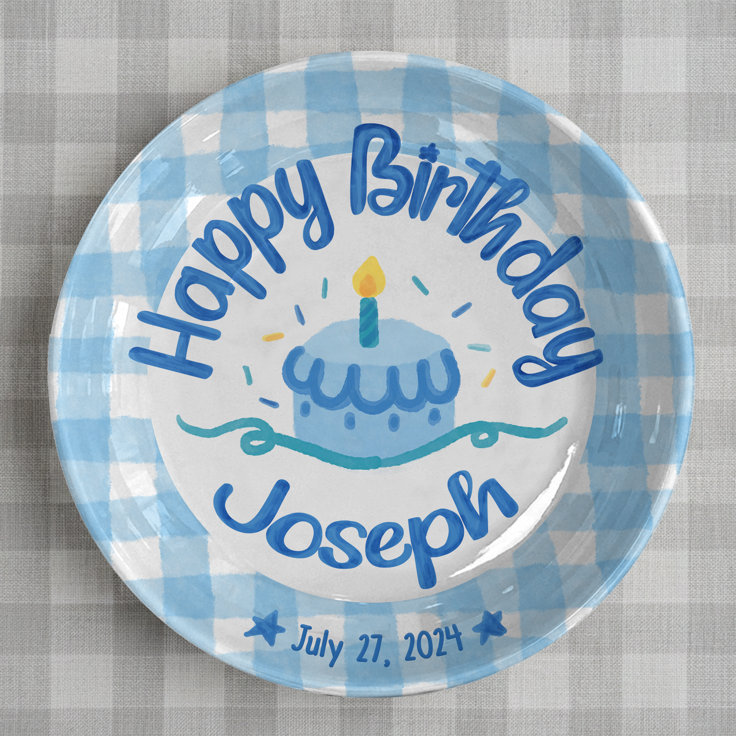 Personalized Birthday Plate Gift P27IE00