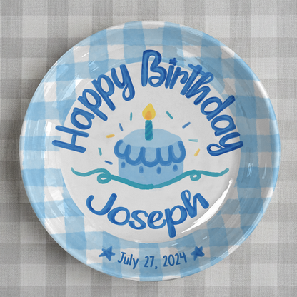 Personalized Birthday Plate Gift P27IE00