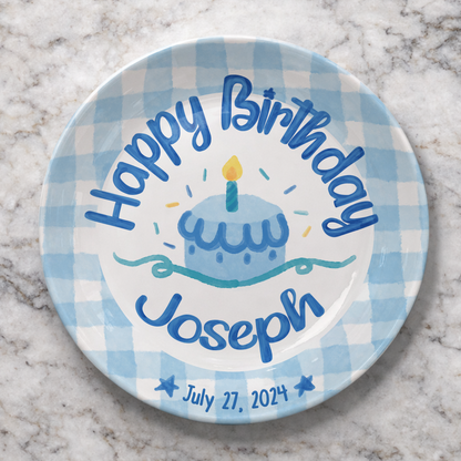 Personalized Birthday Plate Gift P27IE00