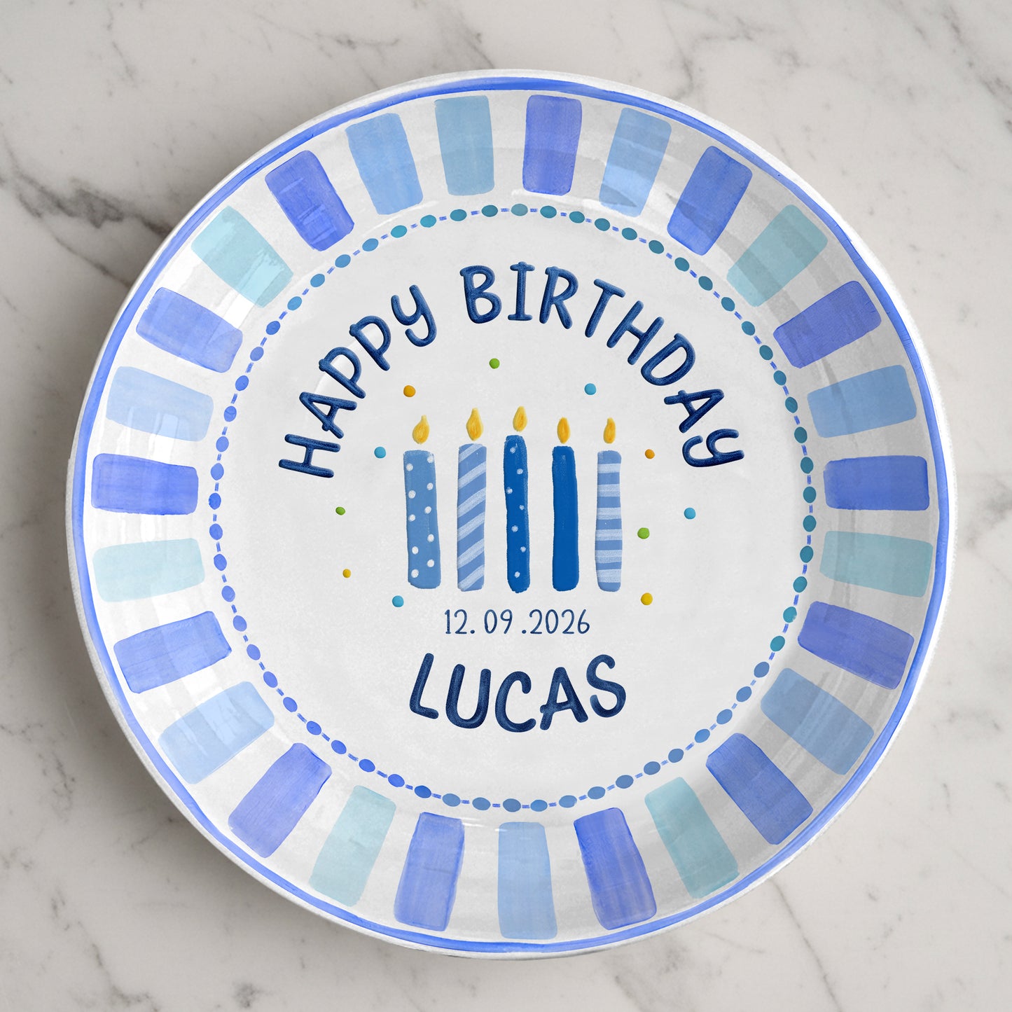 Personalized Birthday Plate Gift P39Z5J0