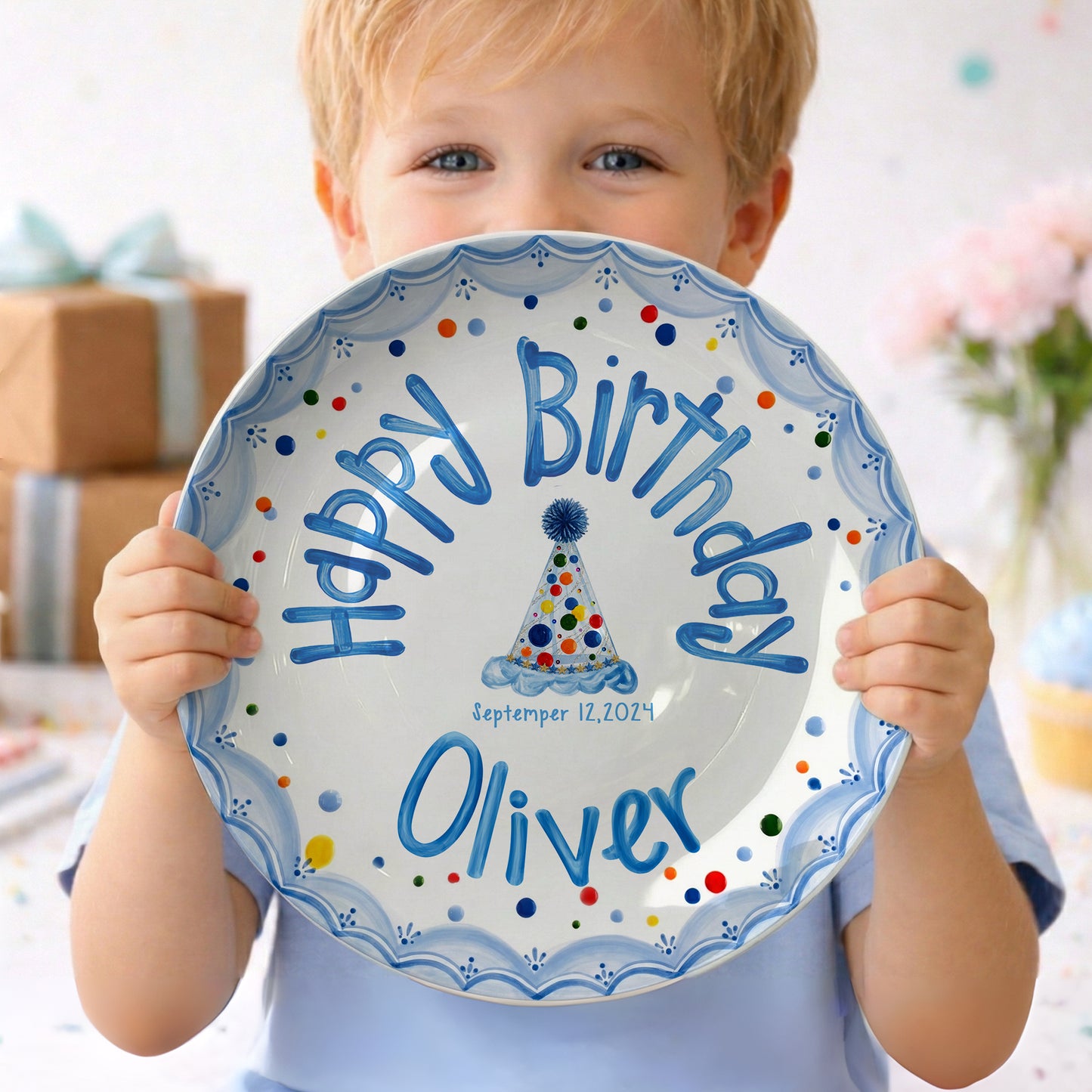 Personalized Birthday Plate Gift P423X2X0
