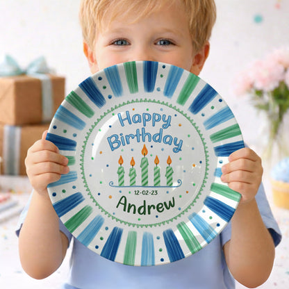 Personalized Birthday Plate Gift P412K3D0