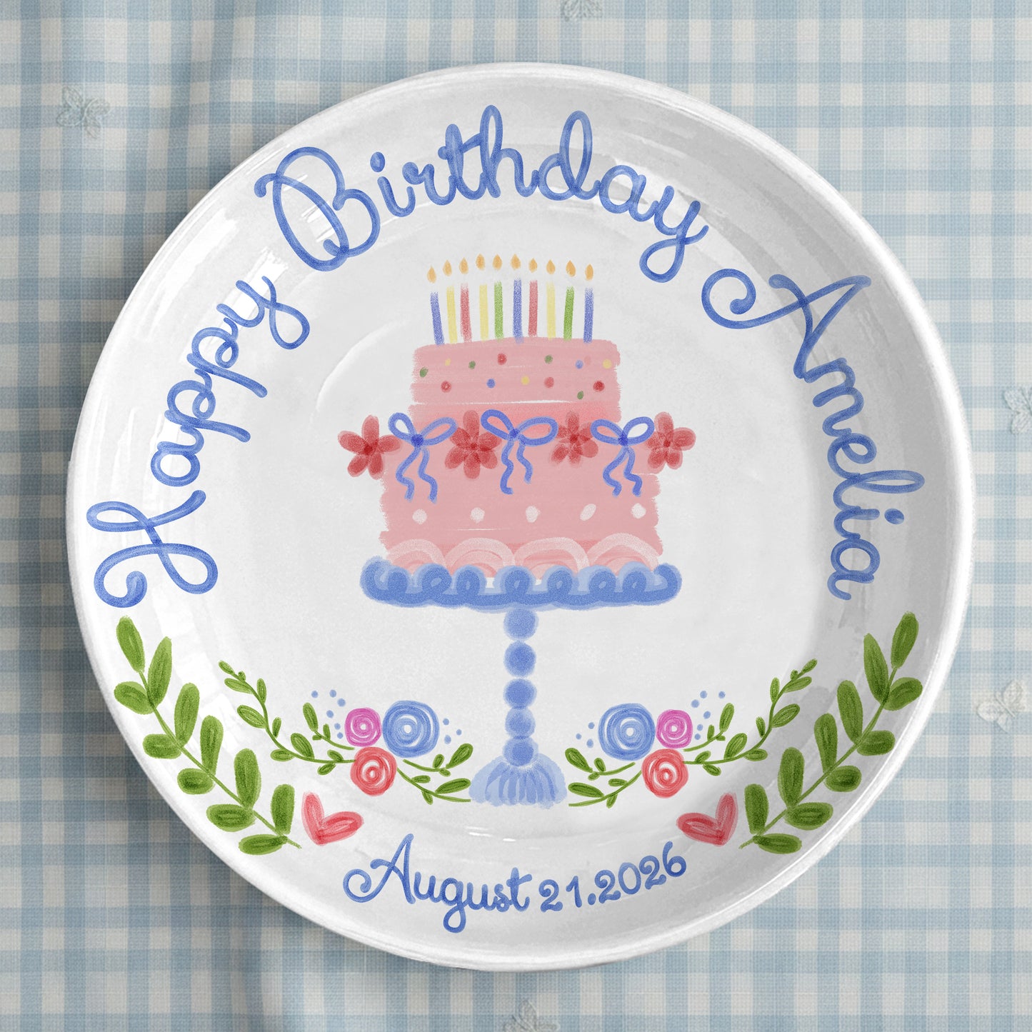 Personalized Birthday Plate Gift P3261XR0