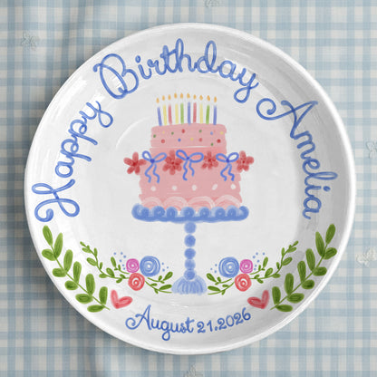 Personalized Birthday Plate Gift P3261XR0