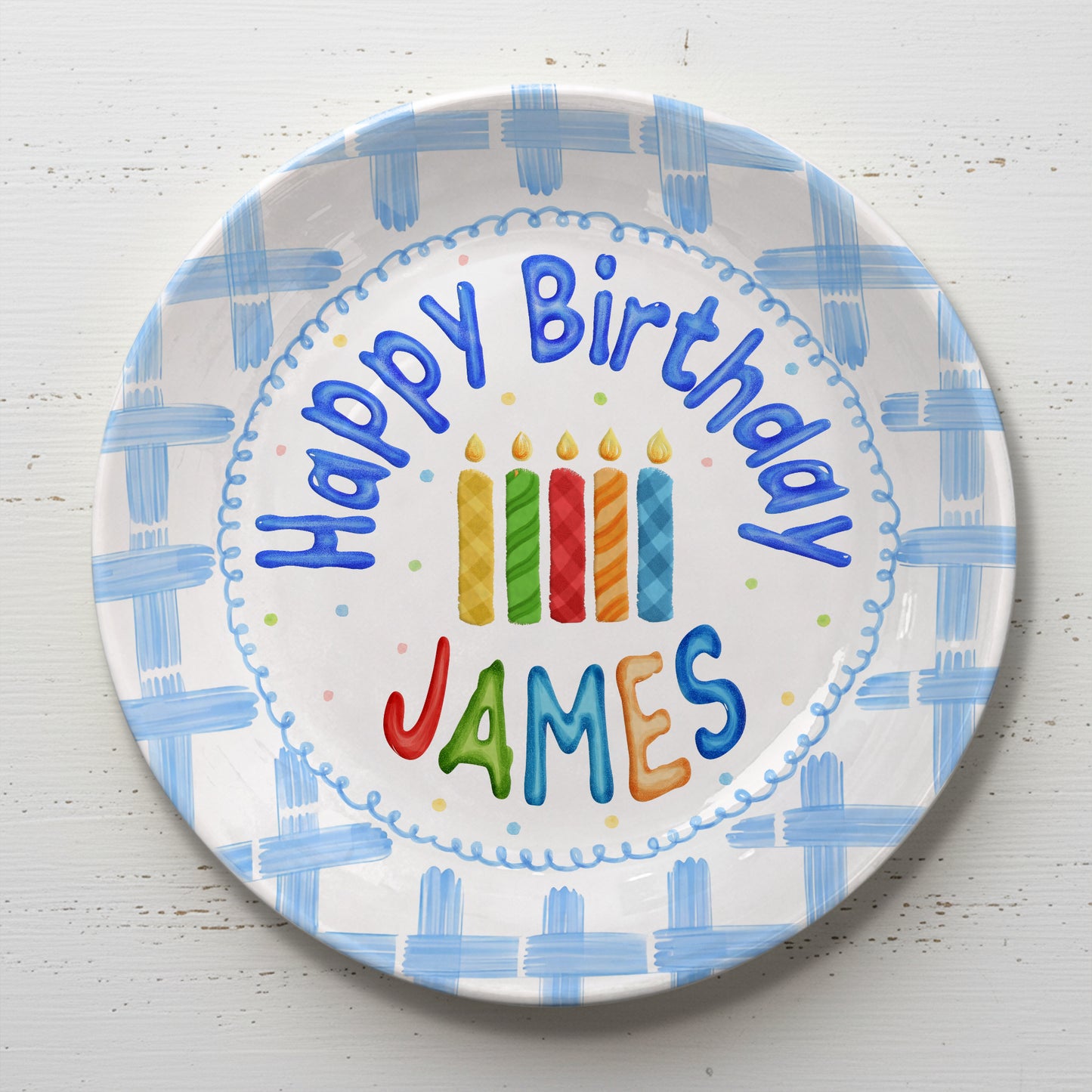 Personalized Birthday Plate Gift P228AM00