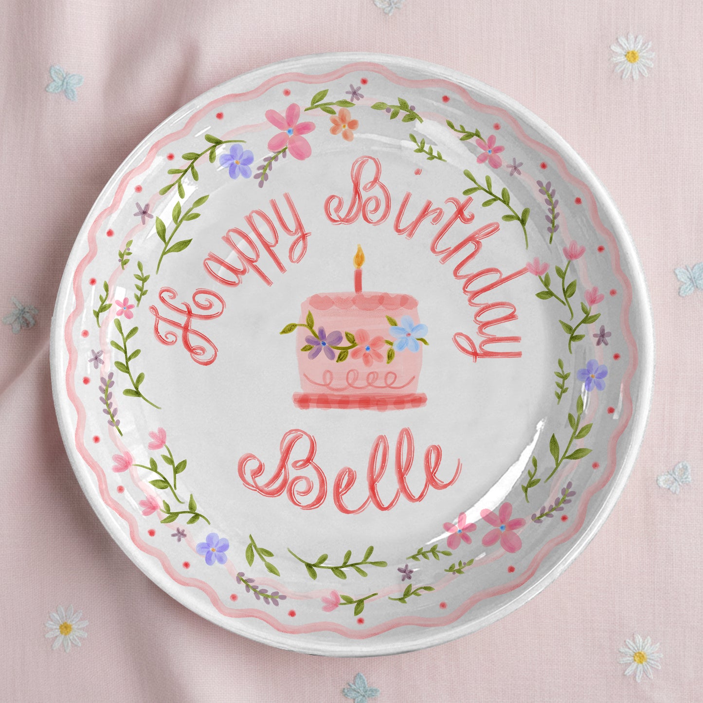 Personalized Birthday Plate Gift P123CPI0
