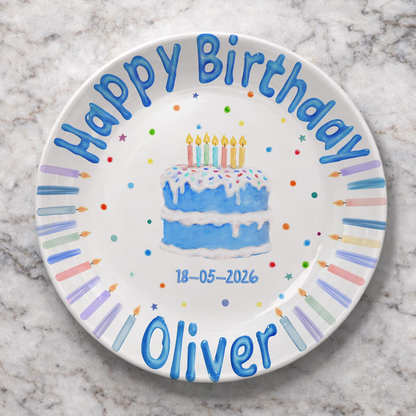 Personalized Birthday Plate Gift P411QLF0a2
