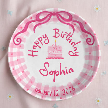 Personalized Birthday Plate Gift P226JYL0