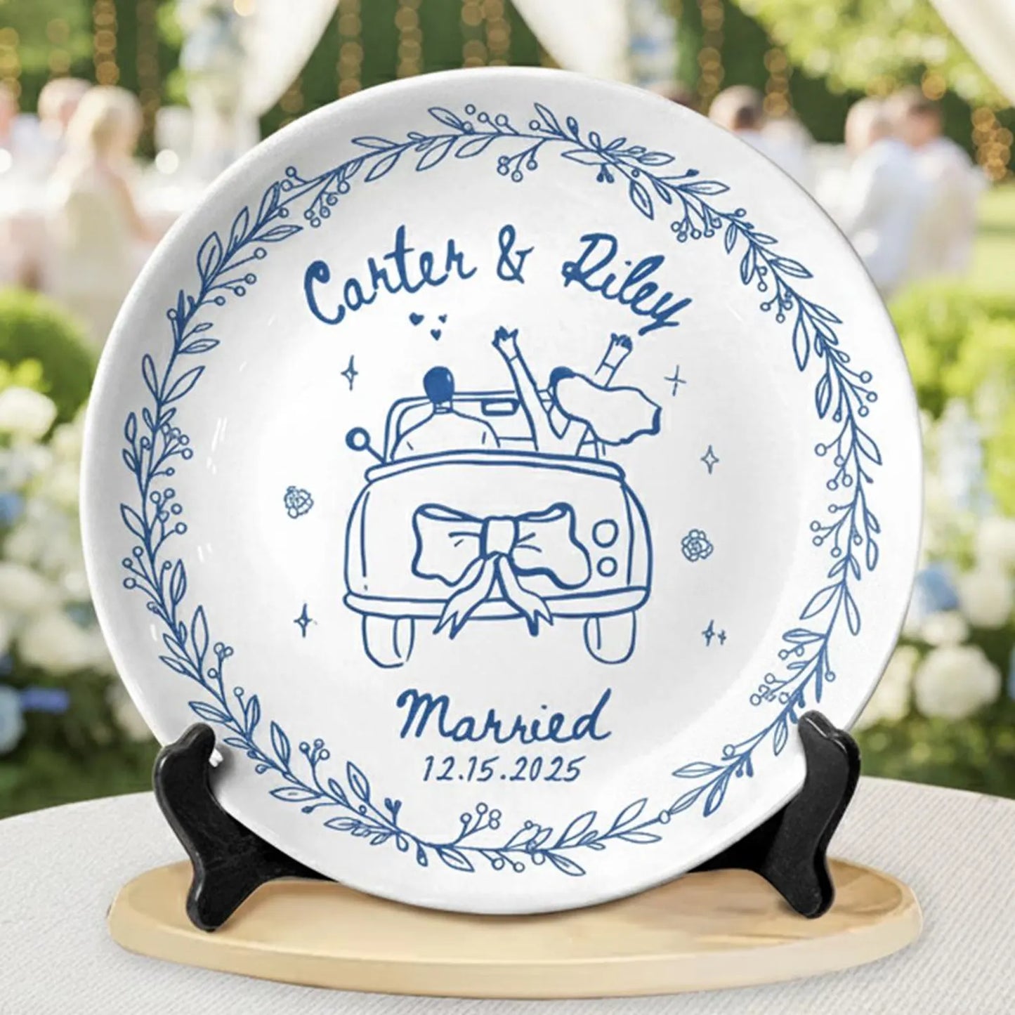 Personalized Wedding gifts Custom Couple Portrait P1018EKN0