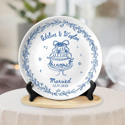 Personalized Wedding gifts Custom Couple Portrait P1018EKN0