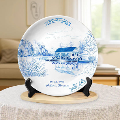 Personalized House Plate Decorative P1020CAA0