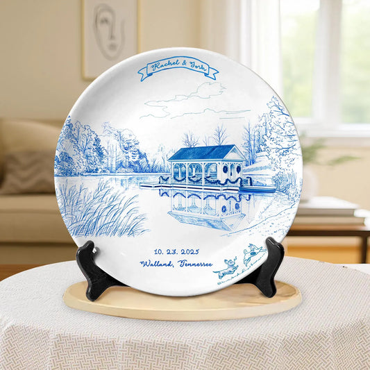 Personalized House Plate Decorative P1020CAA0