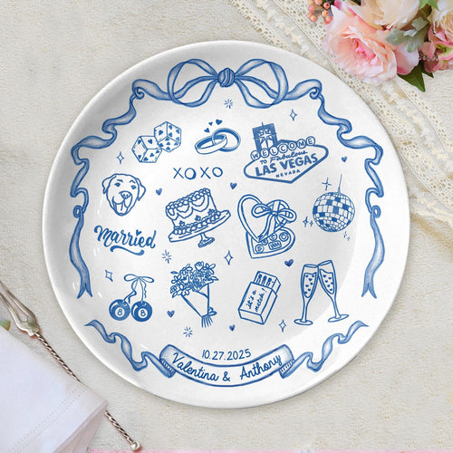 Personalized Wedding gifts Custom Couple Portrait P1027JHS0