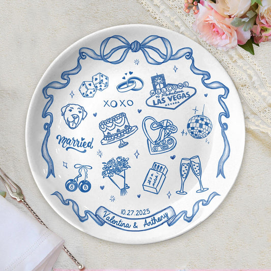Personalized Wedding gifts Custom Couple Portrait P1027JHS0