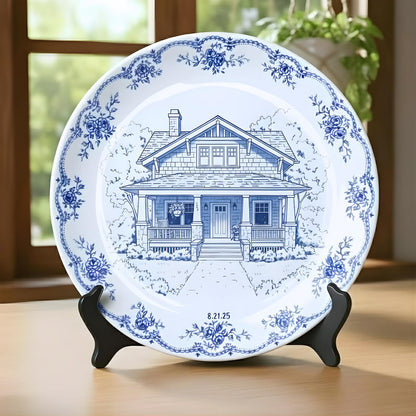 Personalized House Plate Decorative P11265CX0