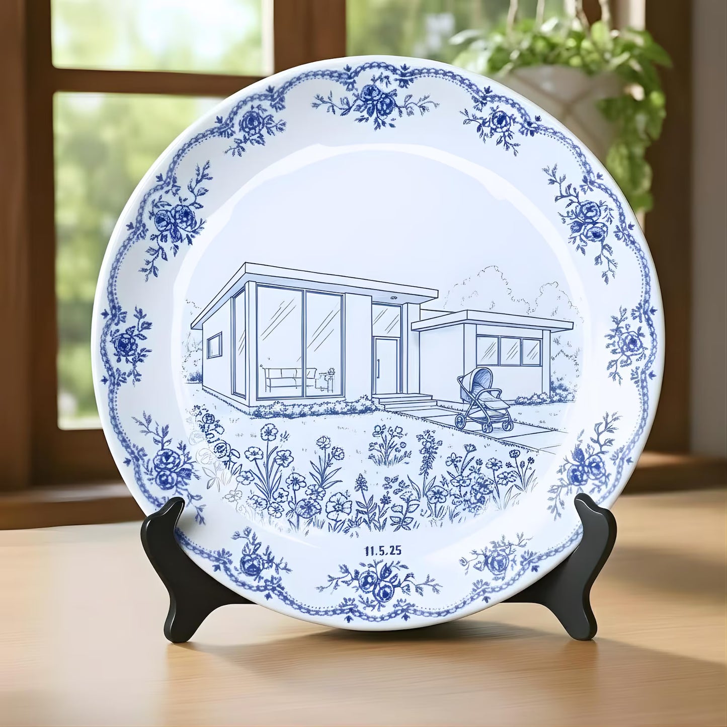 Personalized House Plate Decorative P11265CX0