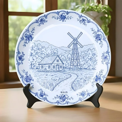 Personalized House Plate Decorative P11265CX0