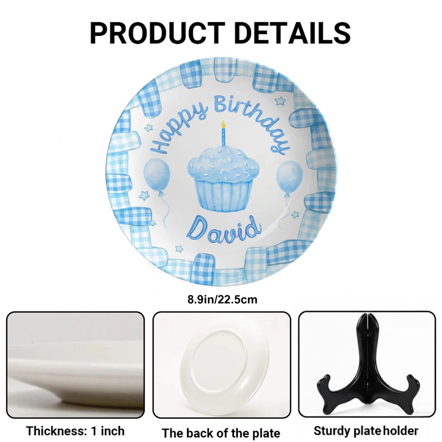Personalized Birthday Plate Gift P1134GK0