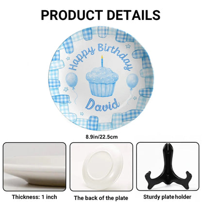 Personalized Birthday Plate Gift P1134GK0