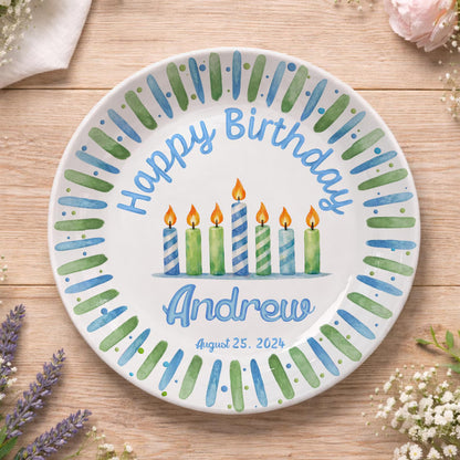 Personalized Birthday Plate Gift P1139QZ0