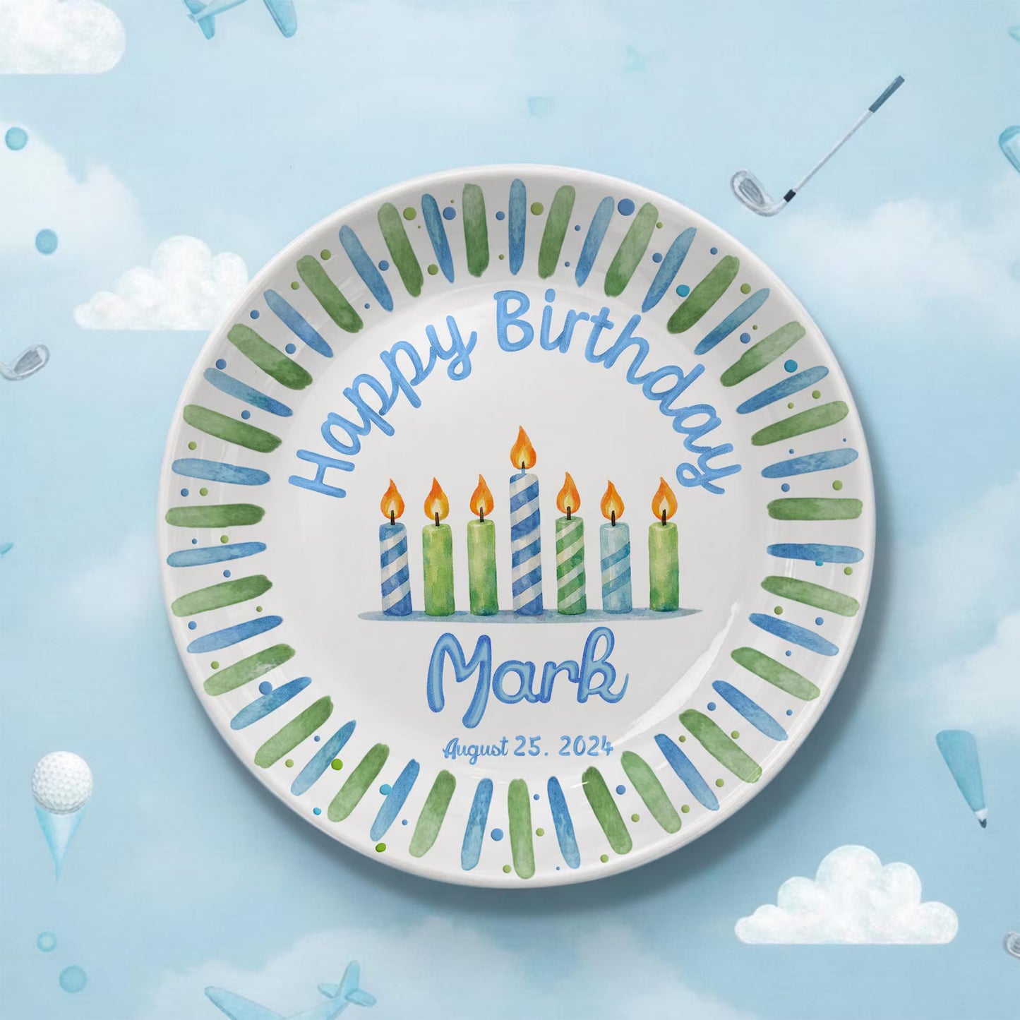 Personalized Birthday Plate Gift P1139QZ0