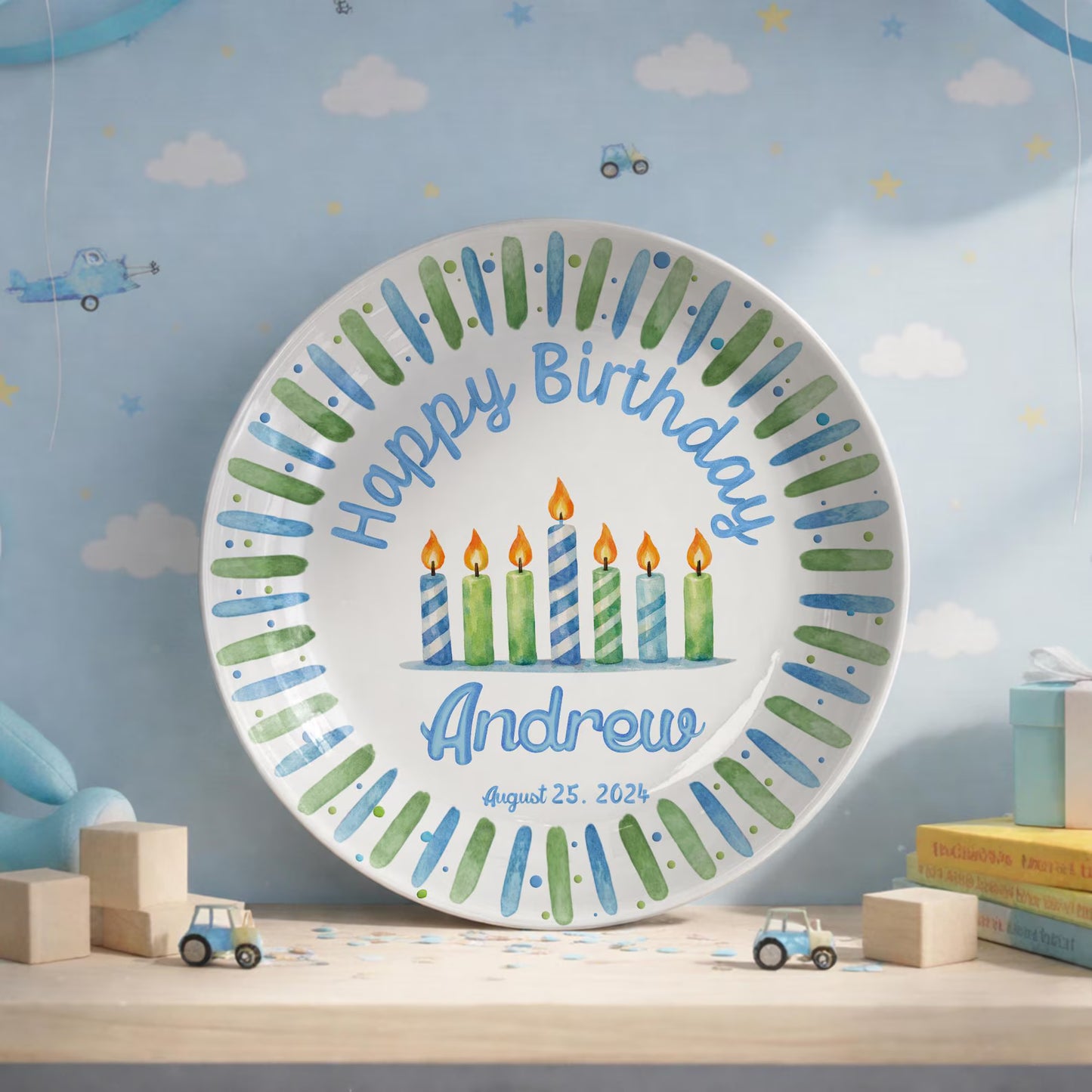 Personalized Birthday Plate Gift P1139QZ0