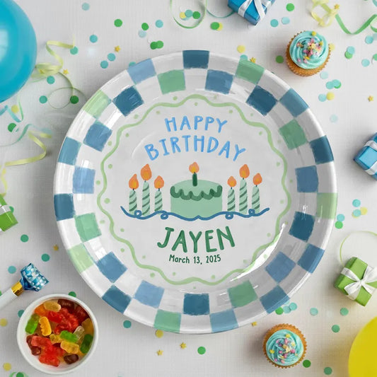 Personalized Birthday Plate Gift P119ZUV0