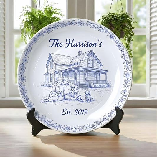Personalized House Plate Decorative P1226SAR0
