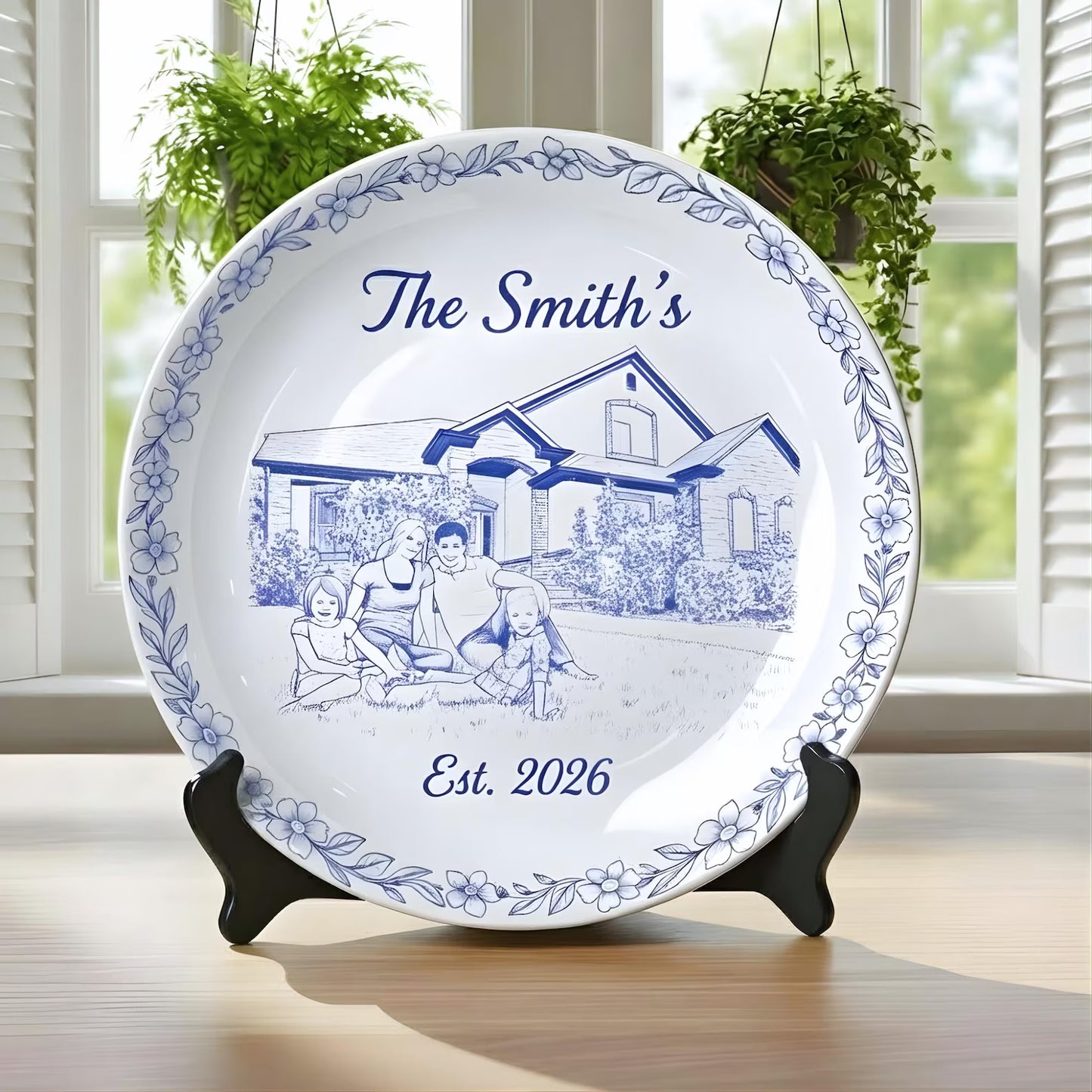 Personalized House Plate Decorative P1226SAR0