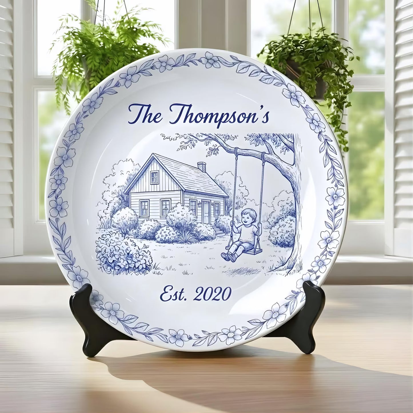 Personalized House Plate Decorative P1226SAR0