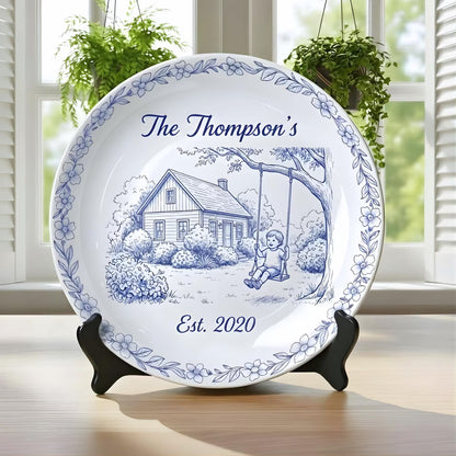 Personalized House Plate Decorative P1226SAR0