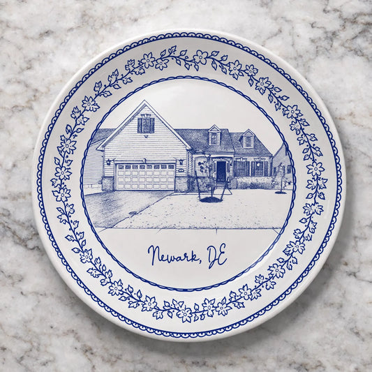 Personalized House Plate Decorative P126PED0