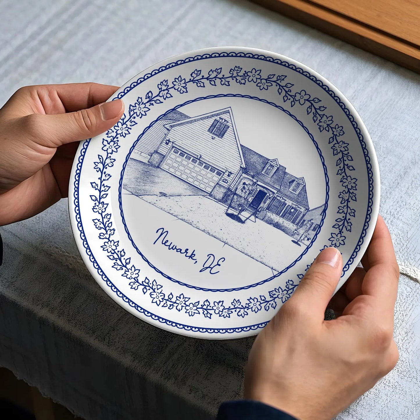 Personalized House Plate Decorative P126PED0