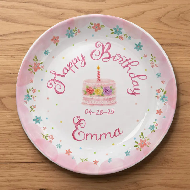 Personalized Birthday Plate Gift P130WKQ0
