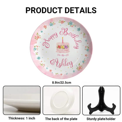 Personalized Birthday Plate Gift P130WKQ0