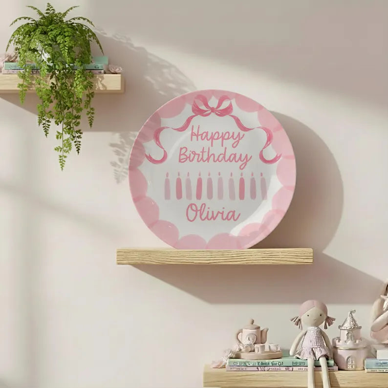 Personalized Birthday Plate Gift P13GMG0