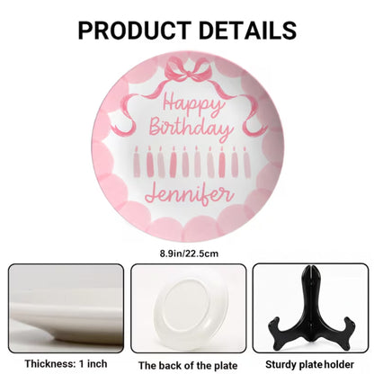 Personalized Birthday Plate Gift P13GMG0
