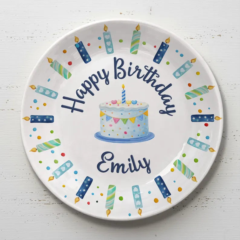 Personalized Birthday Plate Gift P13JSC0