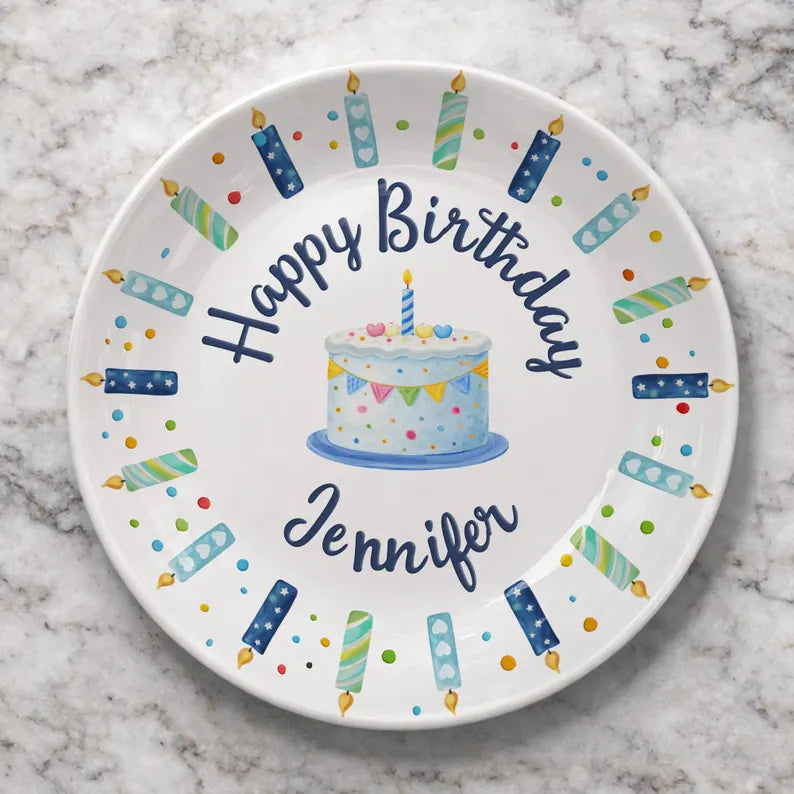 Personalized Birthday Plate Gift P13JSC0