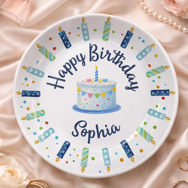 Personalized Birthday Plate Gift P13JSC0