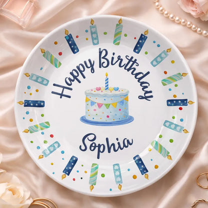 Personalized Birthday Plate Gift P13JSC0