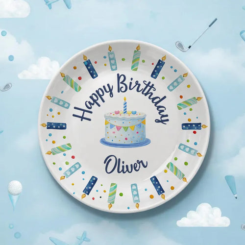 Personalized Birthday Plate Gift P13JSC0