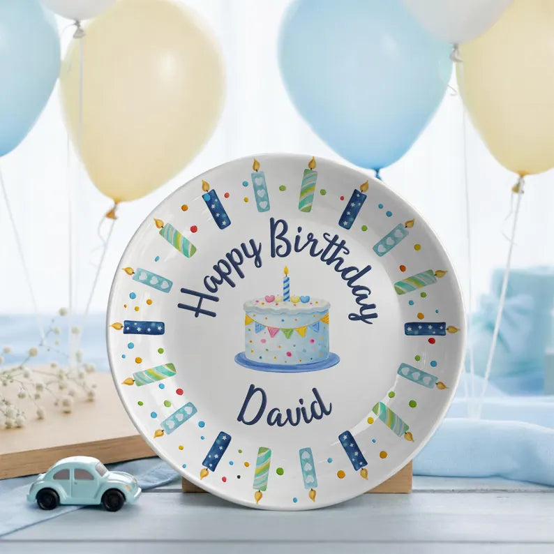 Personalized Birthday Plate Gift P13JSC0
