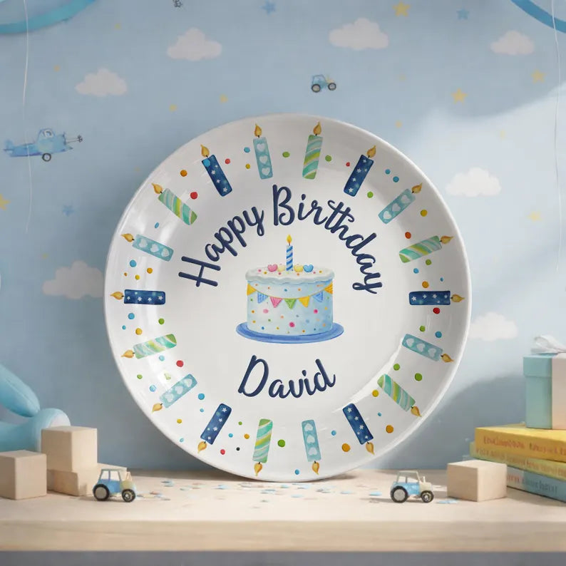 Personalized Birthday Plate Gift P13JSC0