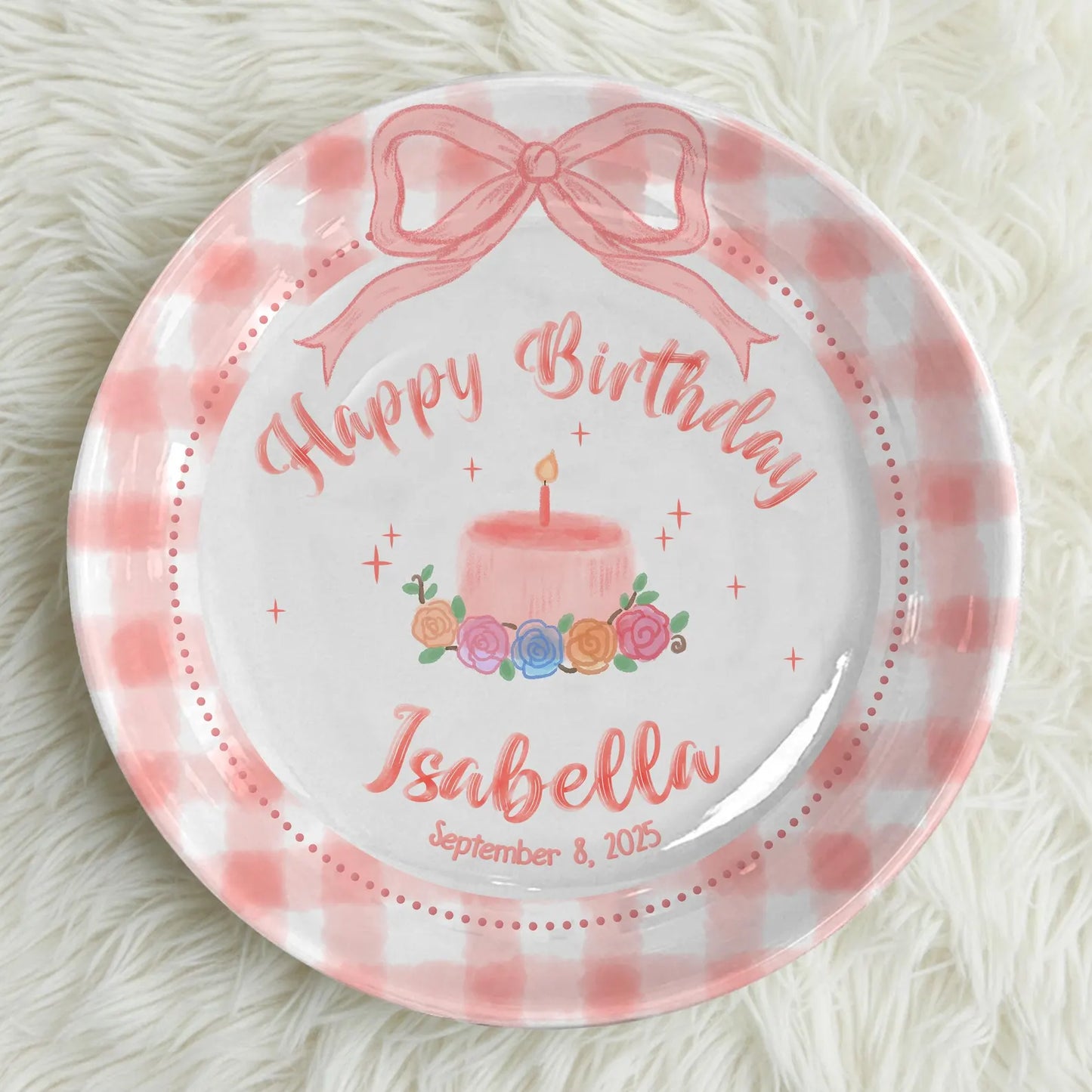 Personalized Birthday Plate Gift P16GMD0