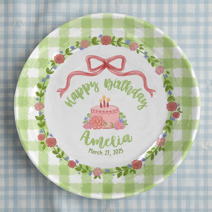 Personalized Birthday Plate Gift P16YEE0